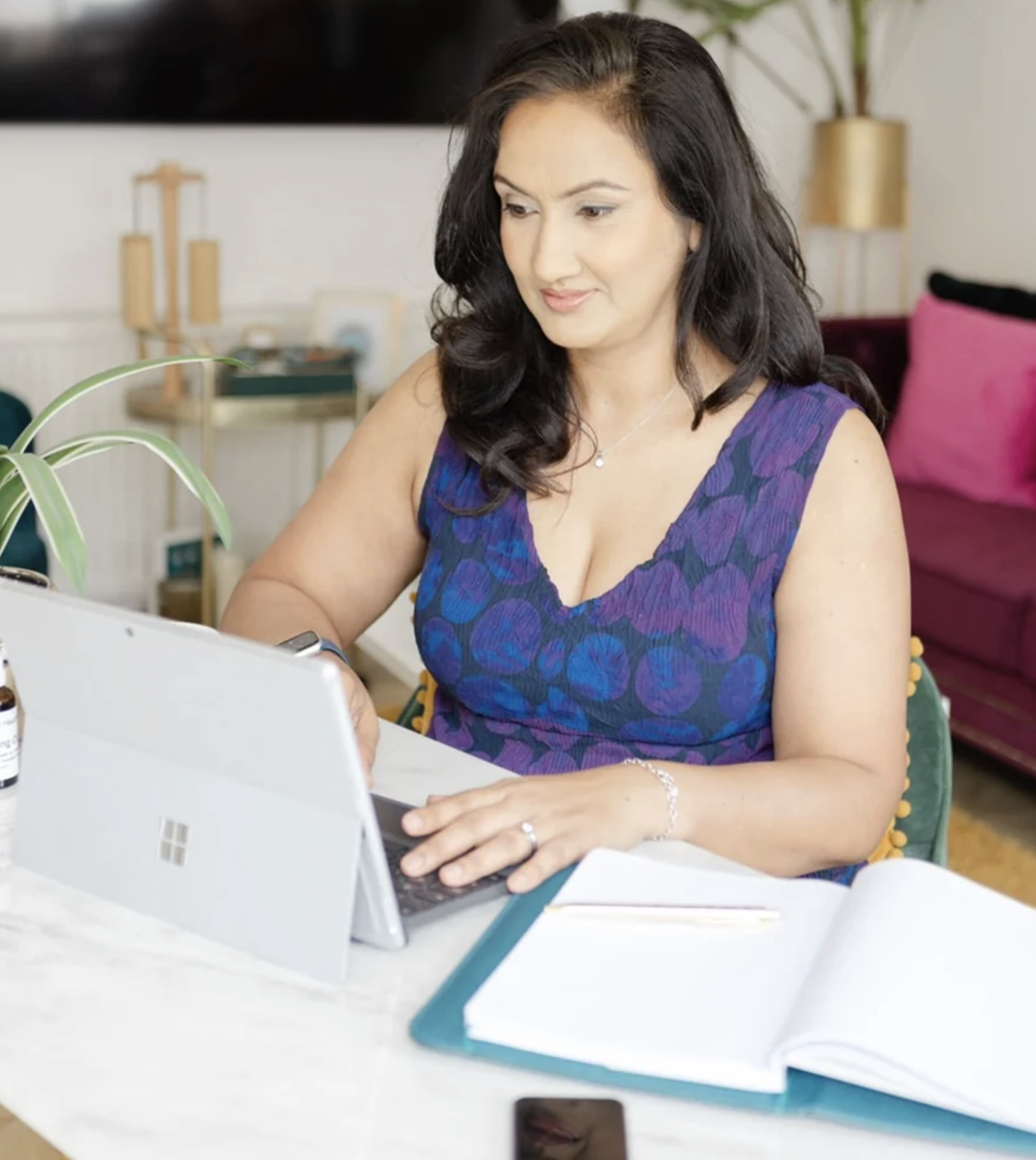 Dr Shamini Singh Sachdev at her practice in Eastcote